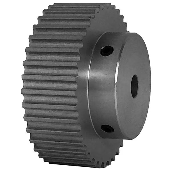 38-5M15-6A4, Timing Pulley, Aluminum, Clear Anodized, , B B Manufacturing, Mfr#: 38-5M15-6A4